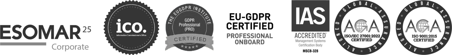 Certification logos